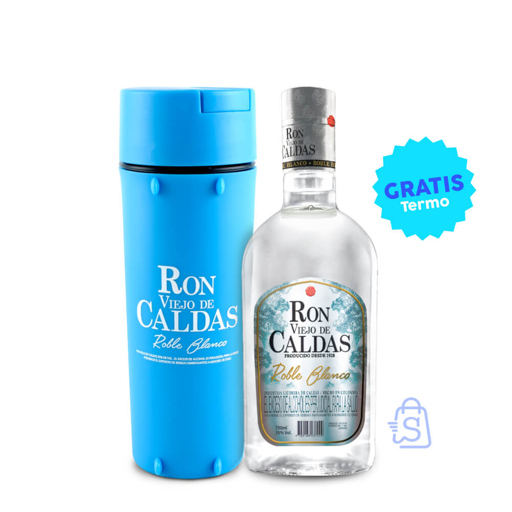 701016 Ron Viejo de Caldas Roble Blanco 750 ml GRATIS