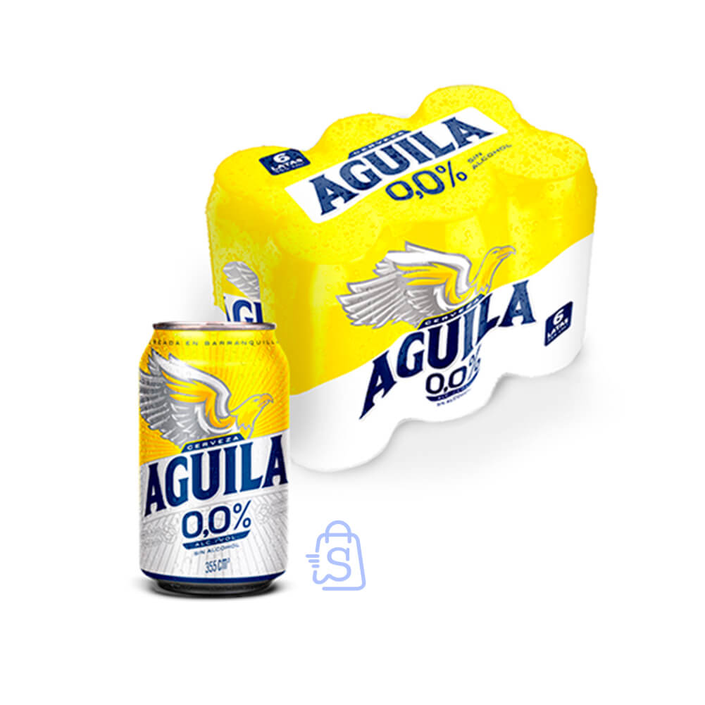 Aguila Cero Lata 355 ml 6 Pack