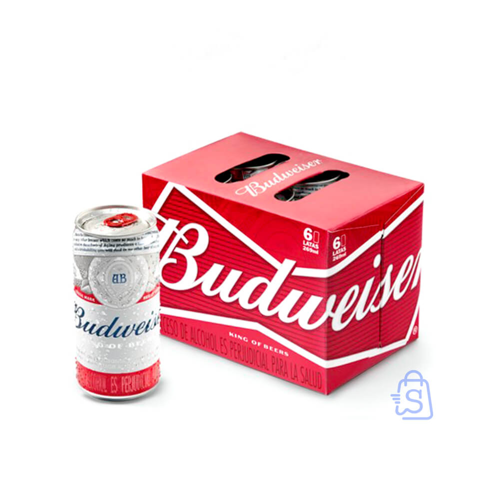 Budweiser Lata 269 ml 6 pack