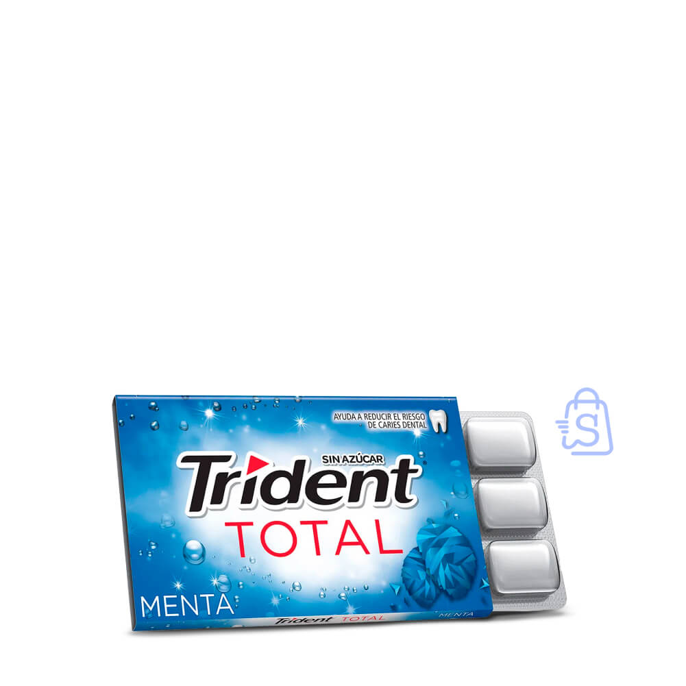 703369 Trident Total Menta Blister 12 Past