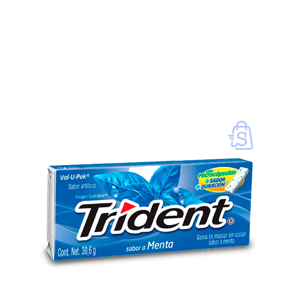 703371 Trident Sin Azucar Menta Caja 18 und