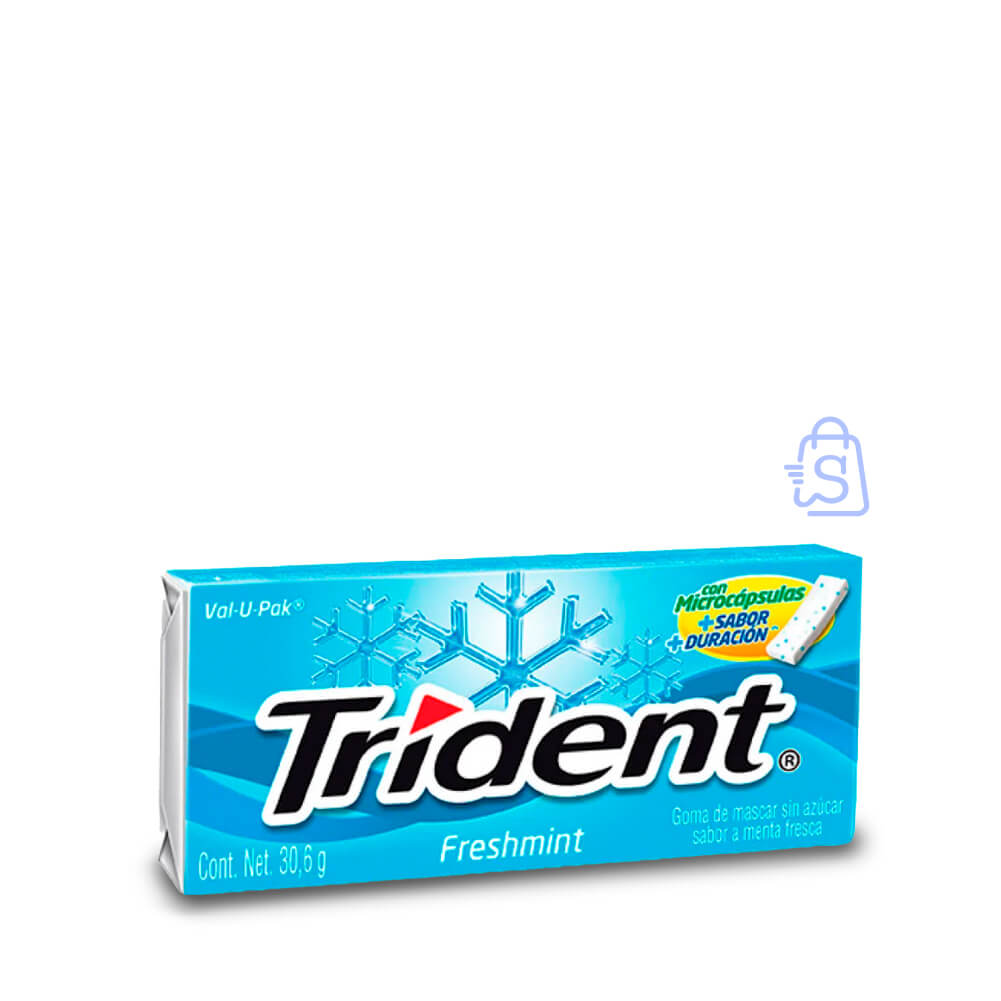 703372 Trident Sin Azucar Freshmint Caja 18 und