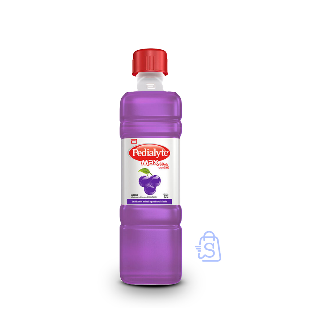 708505 Pedialyte Zinc 60 mEq Uva 500 ml