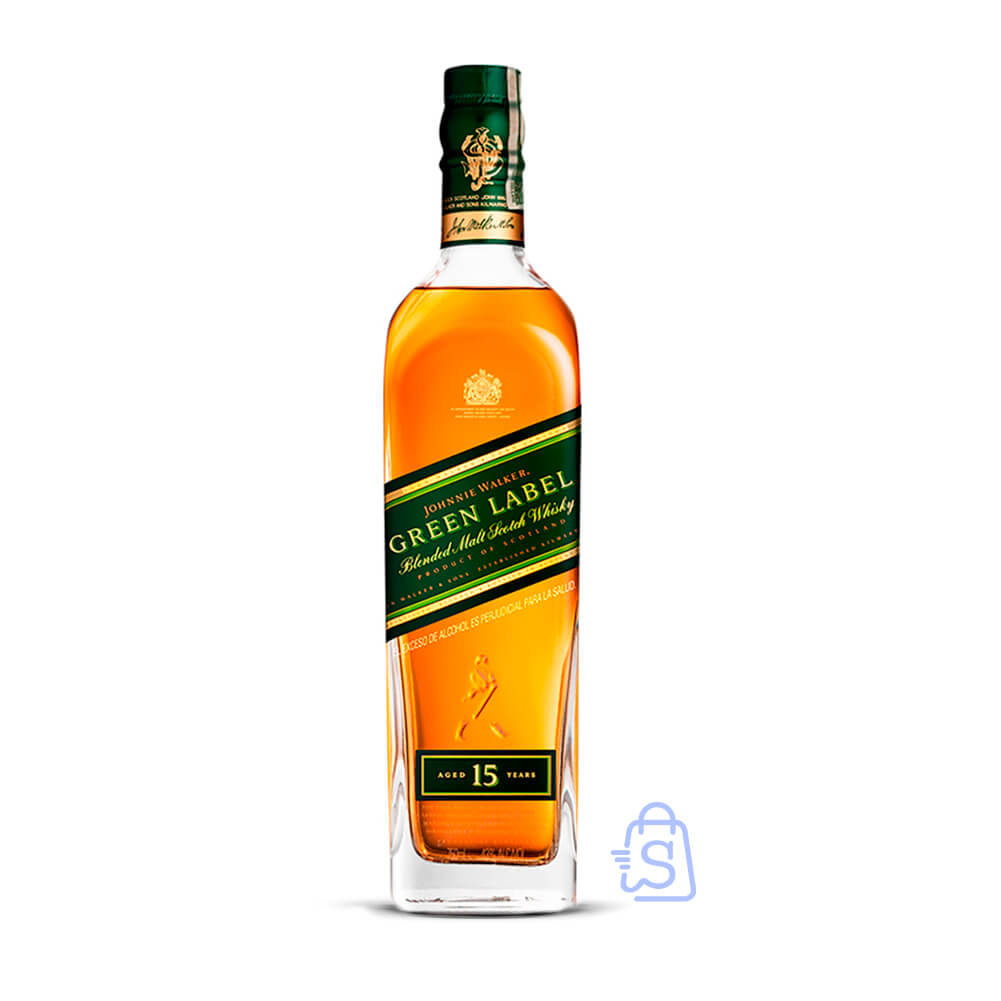 8010071 BOTELLA JOHNNIE WALKER GREEN LABEL 750 ml