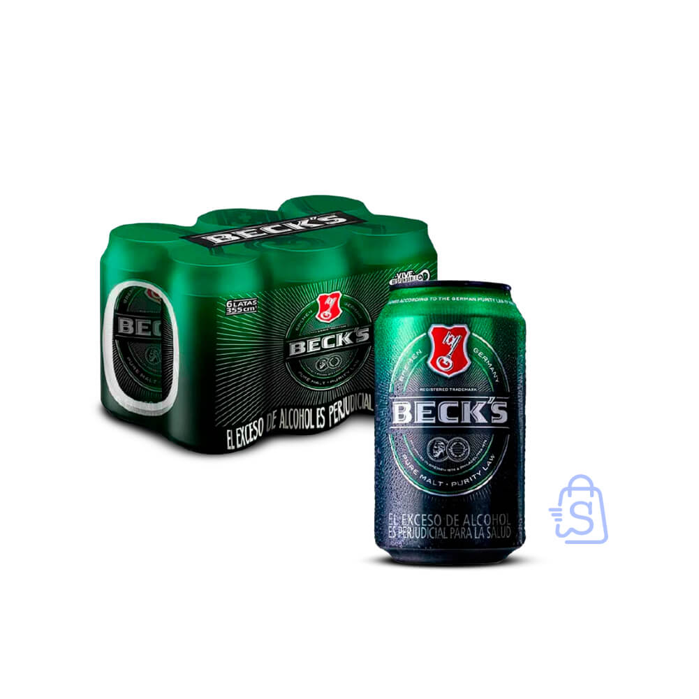 Cerveza Beck's Lata 355 ml 6 Pack