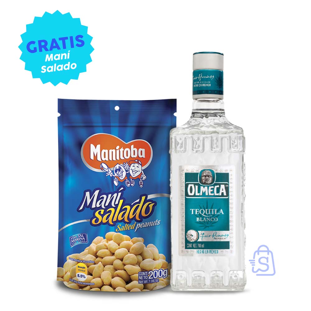 PROMO TEQUILA OLMECA 700 ML GRATIS MANI SALADO 03